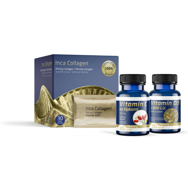 Inca Collagen + vitamín C a D