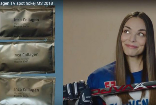 Inca Collagen fandí hokeju