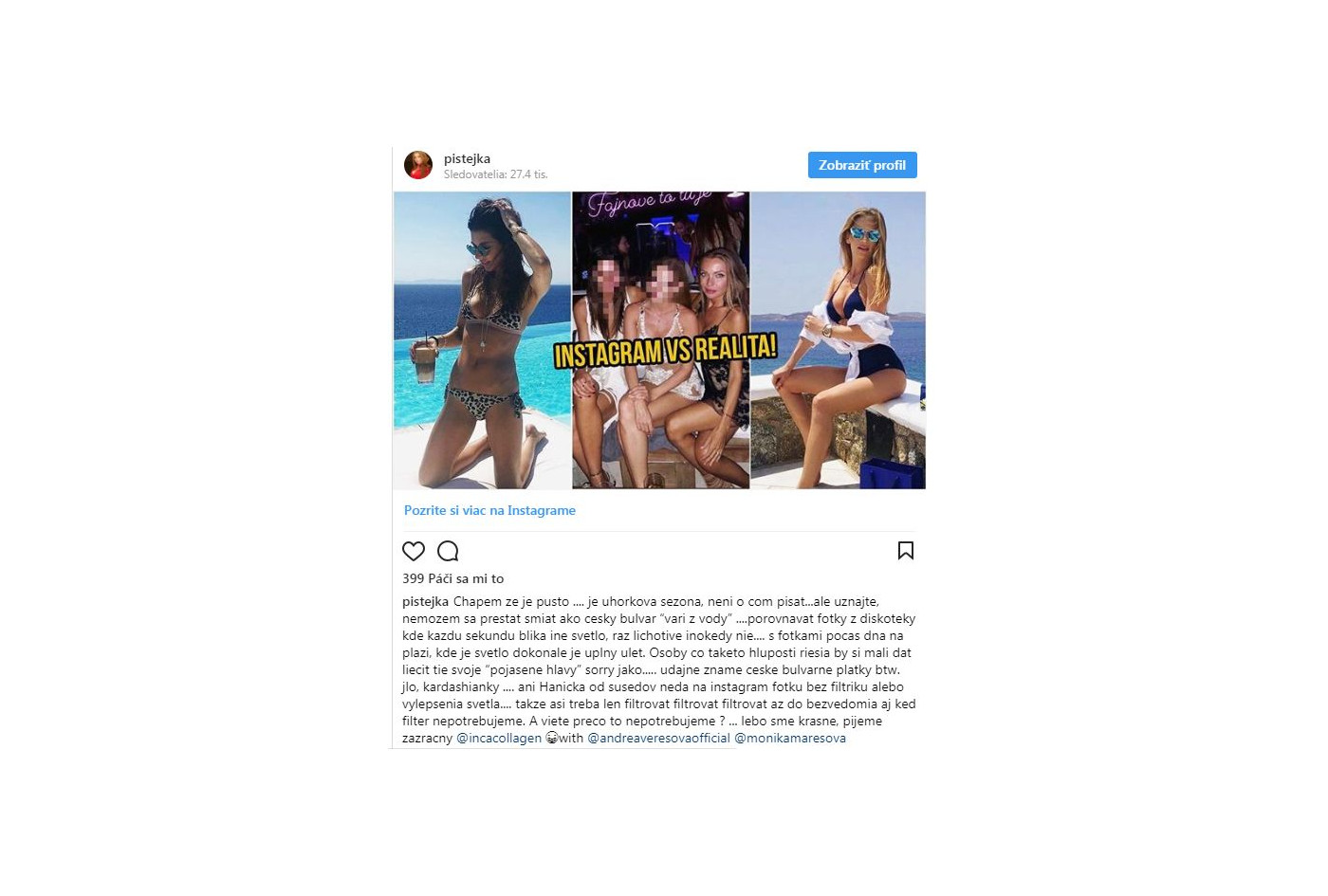 Inca Collagen v spoločnosti celebrít ako Andrea Verešová a Jana Pištejová