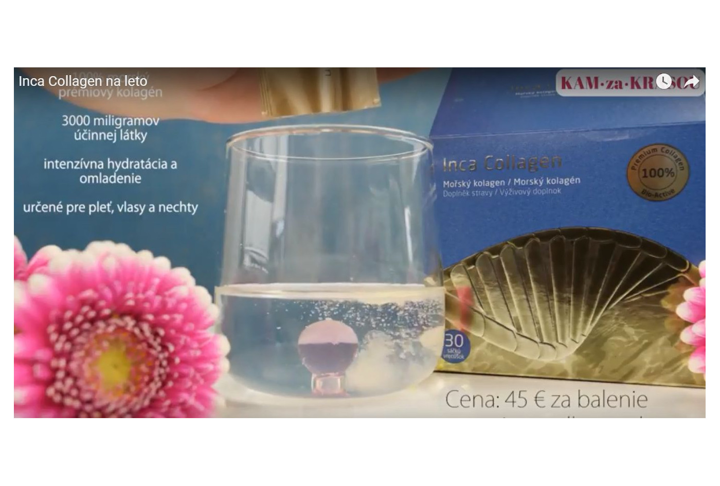 VIDEO: Nezabudnite užívať kolagén aj lete