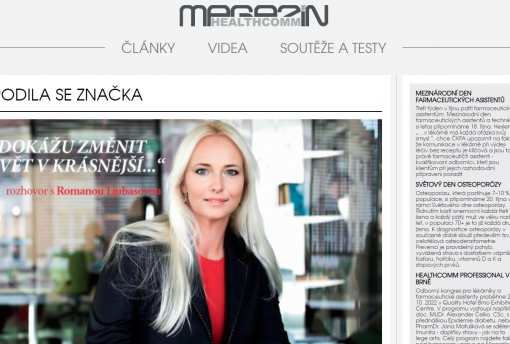Magazín HealthComm: Zrodila sa značka