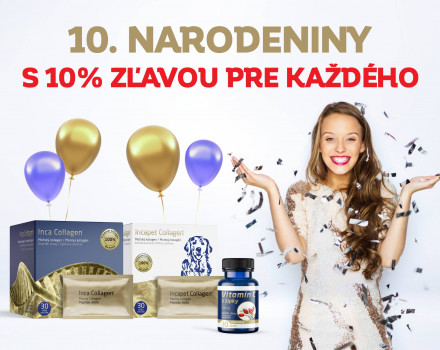 Oslavujte s Inca Collagen po celé leto! Máme tu zľavu pre každého