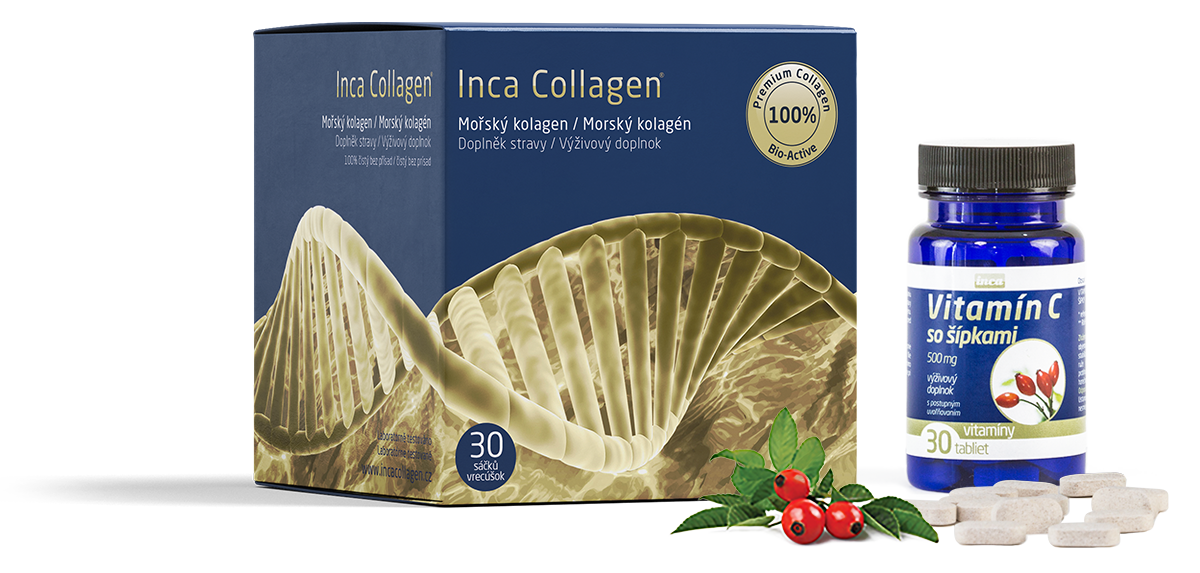 Inca Collagen + Vitamín C zdarma